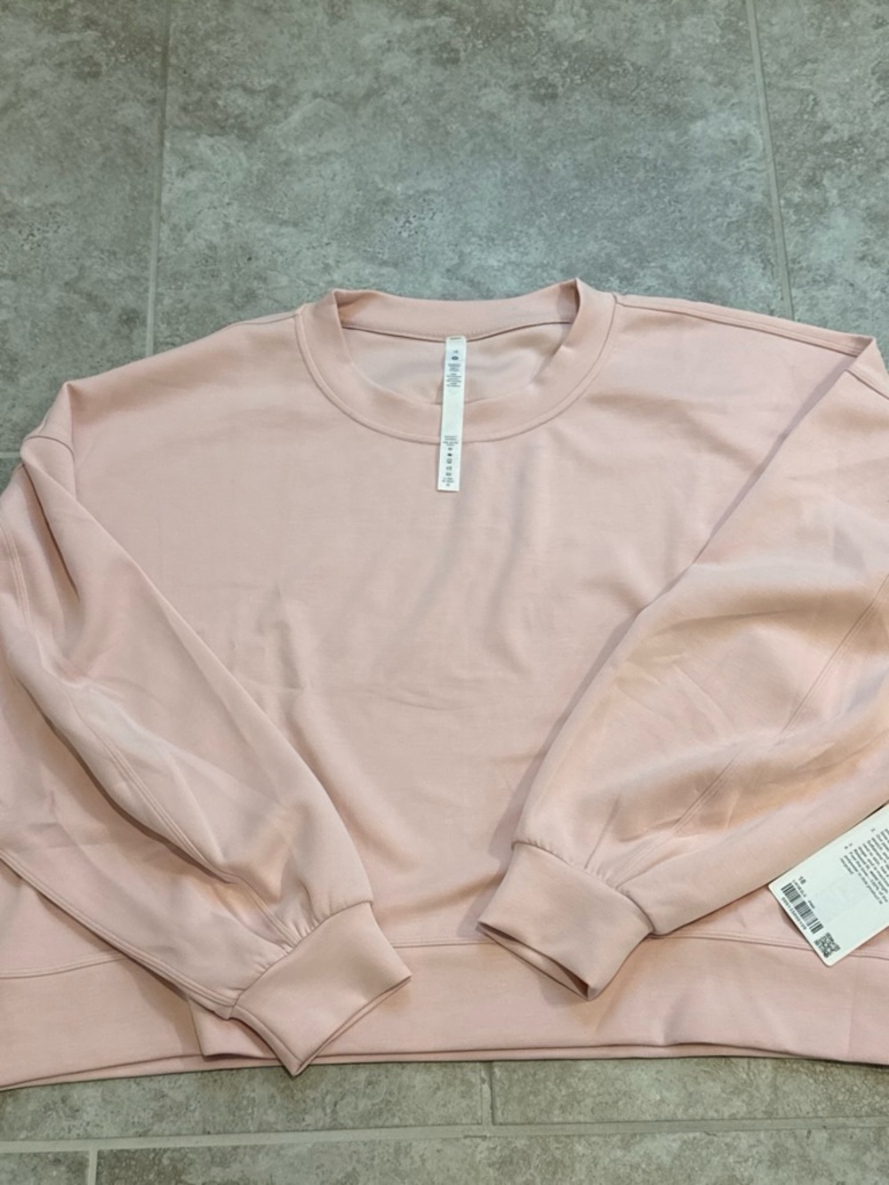 lululemon athletica Pale Pink Crewneck Sweatshirt